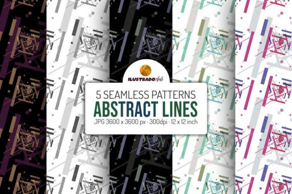 ABSTRACT LINES SET