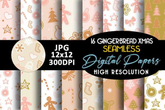 Boho Gingerbread Man Digital Papers: Strategic Design Assets for Purpose-Driven Creatives