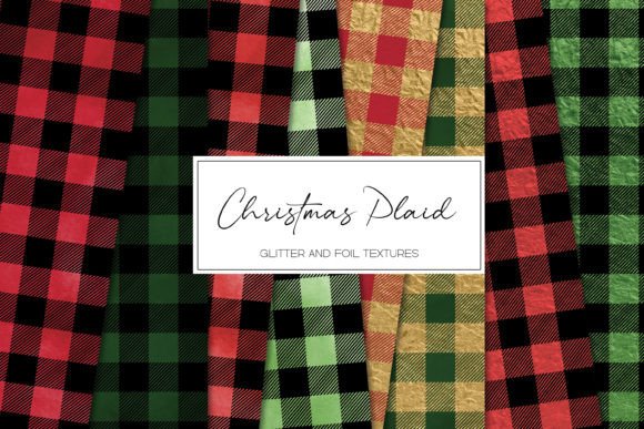 Christmas Buffalo Plaid Digital Paper: Practical Design Resources for Holiday Crafters and Creators