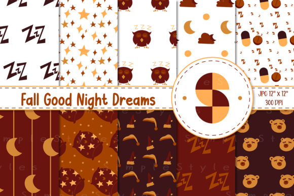 Fall Good Night Dreams Digital Paper: A Strategic Creative Asset for Modern Makers and Entrepreneurs