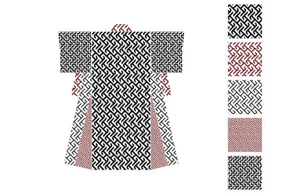 Maze Pattern Set 7: A Versatile Toolkit for Cultural Textile & Interior Design