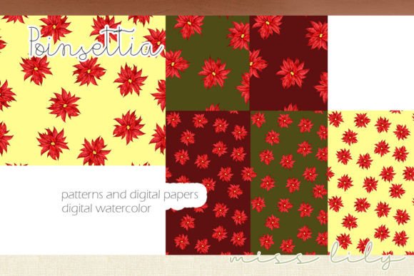 Poinsettia Collection Digital Papers: A Practical Guide for Crafters and Designers