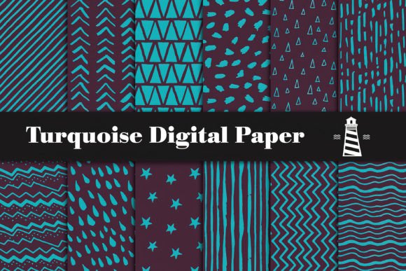 Turquoise Digital Paper
