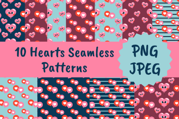 Valentines Hearts Seamless Pattern: Beautiful, Practical Digital Paper for Every Creative Project