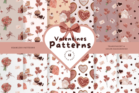Watercolor Cute Valentines Pattern: A Strategic Creative Asset for Modern Branding and Gifting